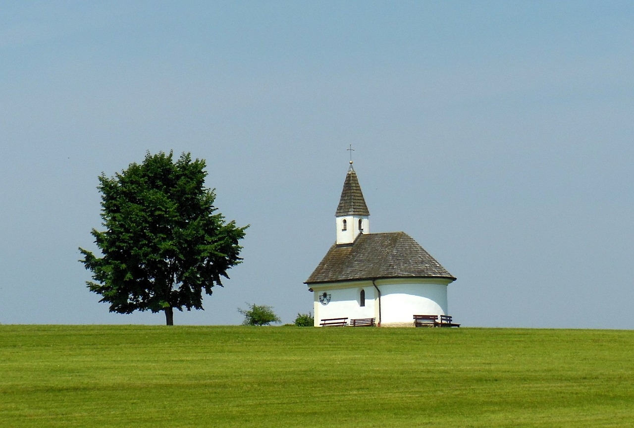 chapel chiemgau tree free photo