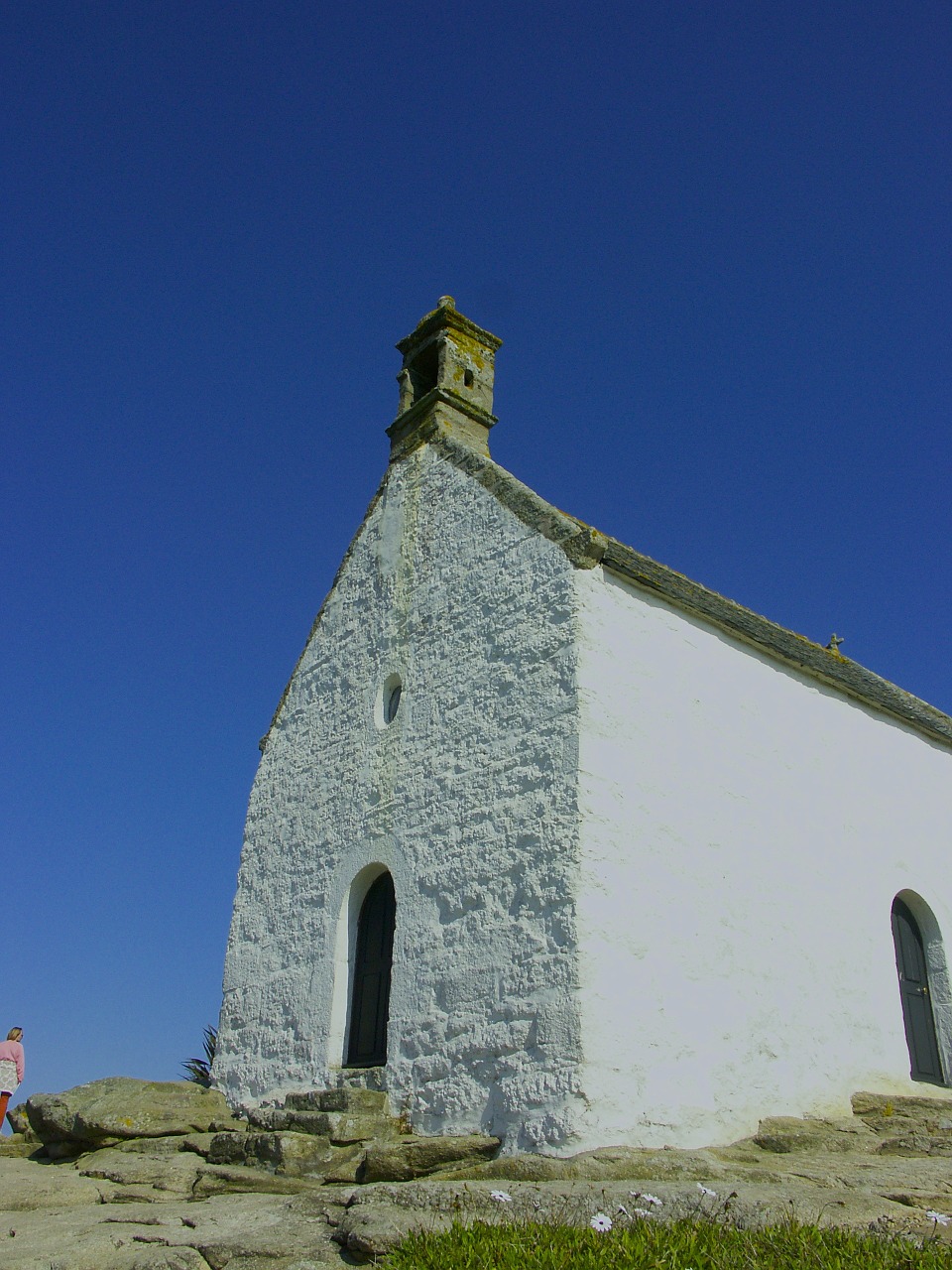 chapel sky blue free photo