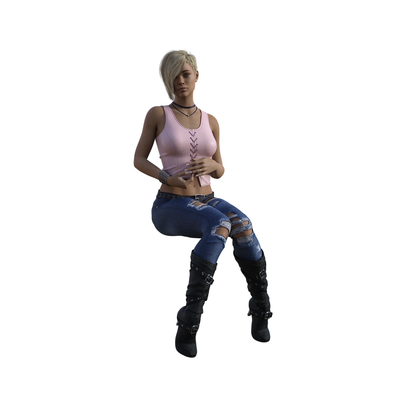 character  female  3d free photo