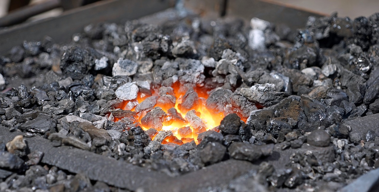 charcoal embers fire free photo