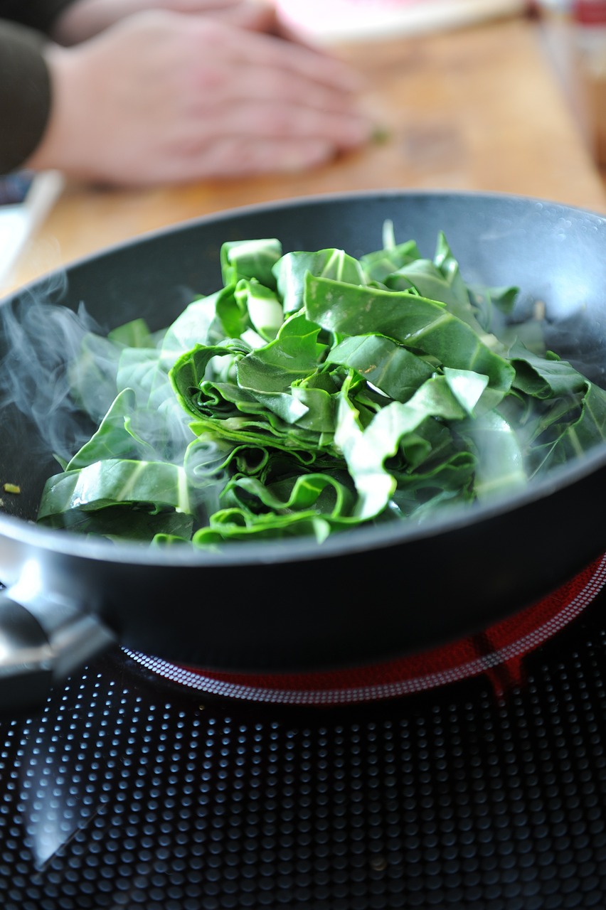 chard spinach cook free photo