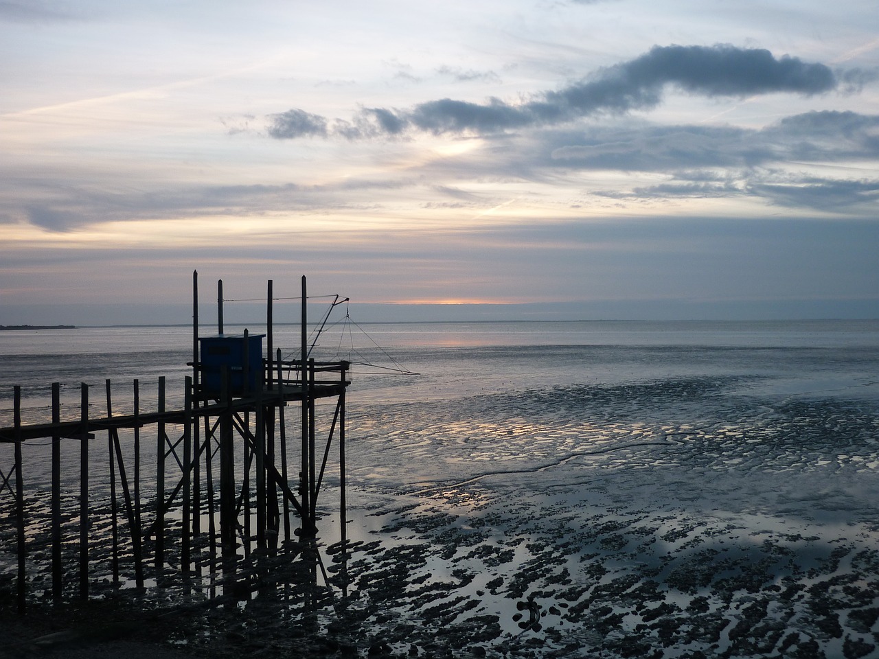 charente-maritime  plaice  twilight free photo