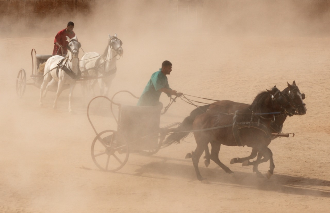 chariot horse roman free photo