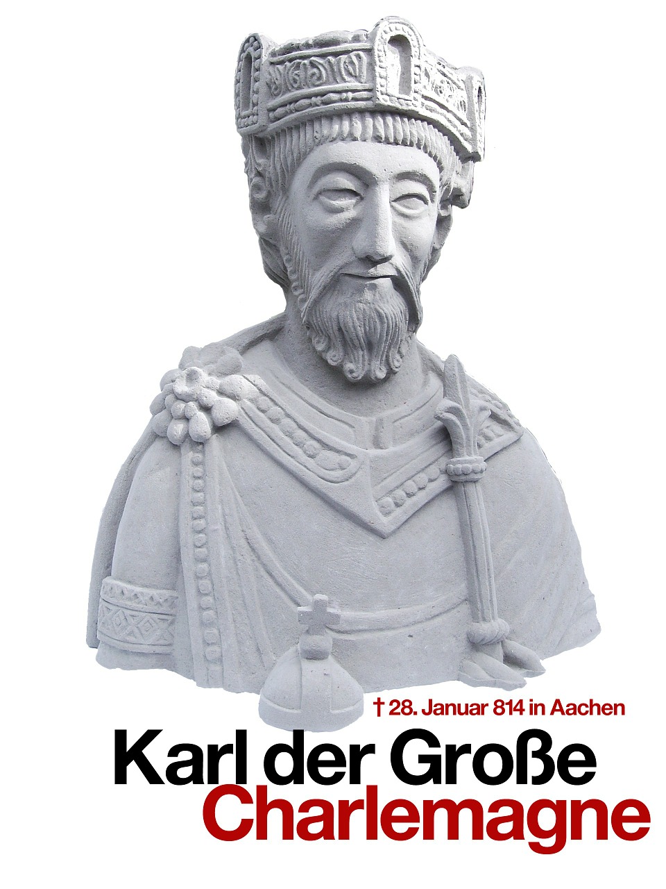 charles the great statue figure free photo