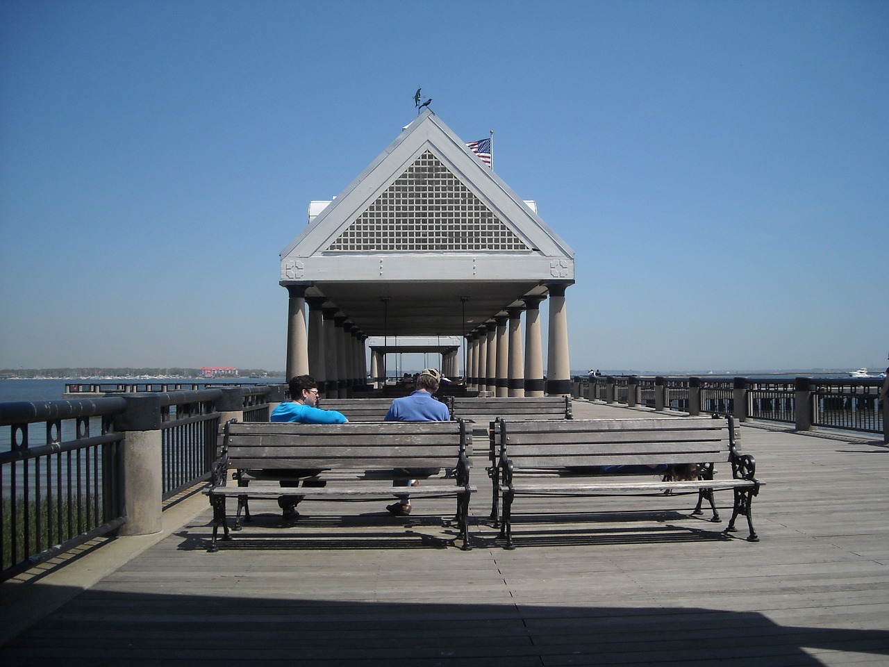 charleston pier water free photo