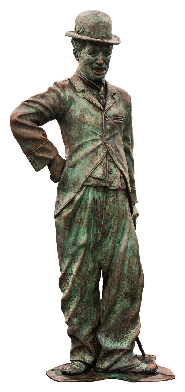 charlie chaplin statue bronze free photo