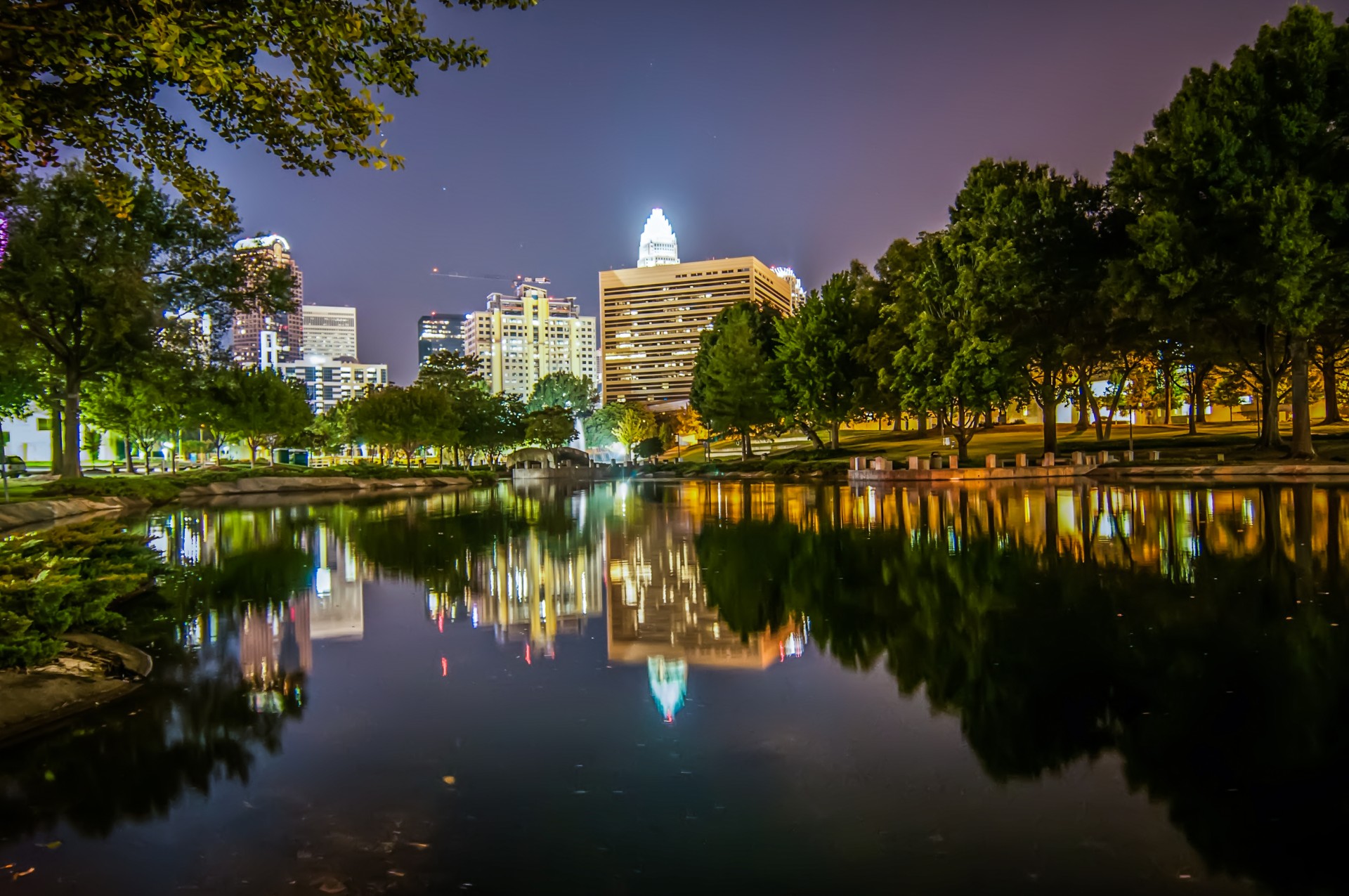 banks boom town buildings free photo