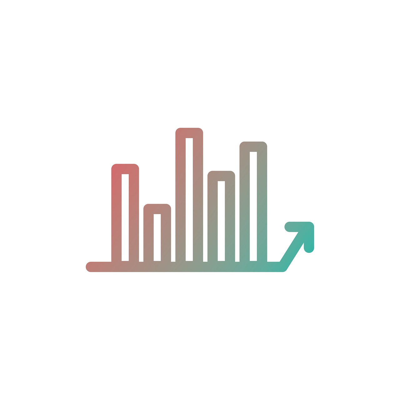 chart line icon free photo