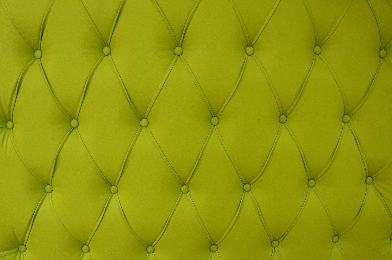 chartreuse sofa pattern free photo