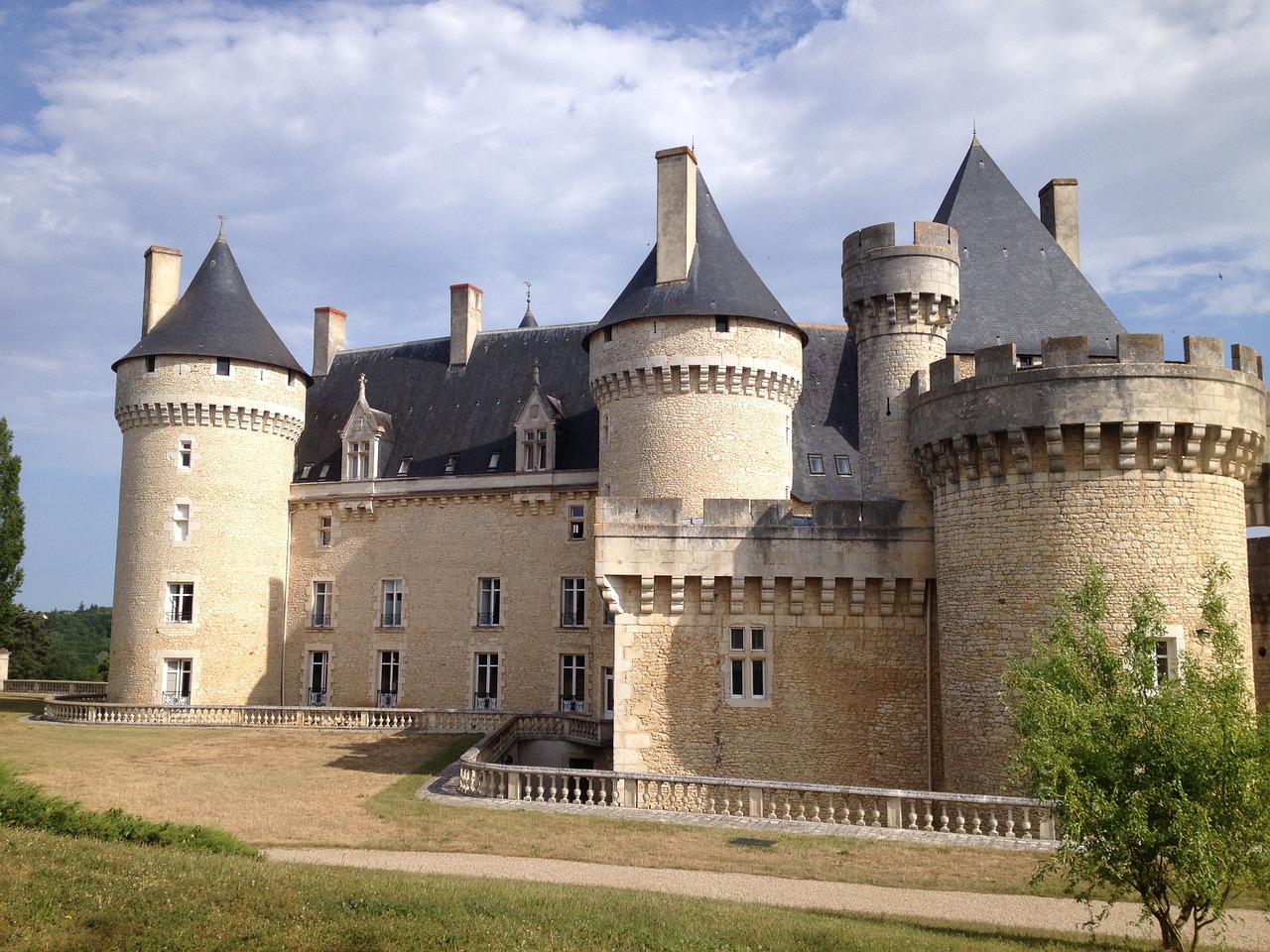 chateau chabenet castle free photo