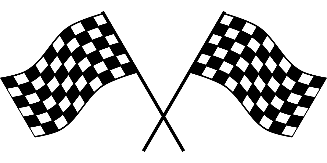 checker flag race free photo