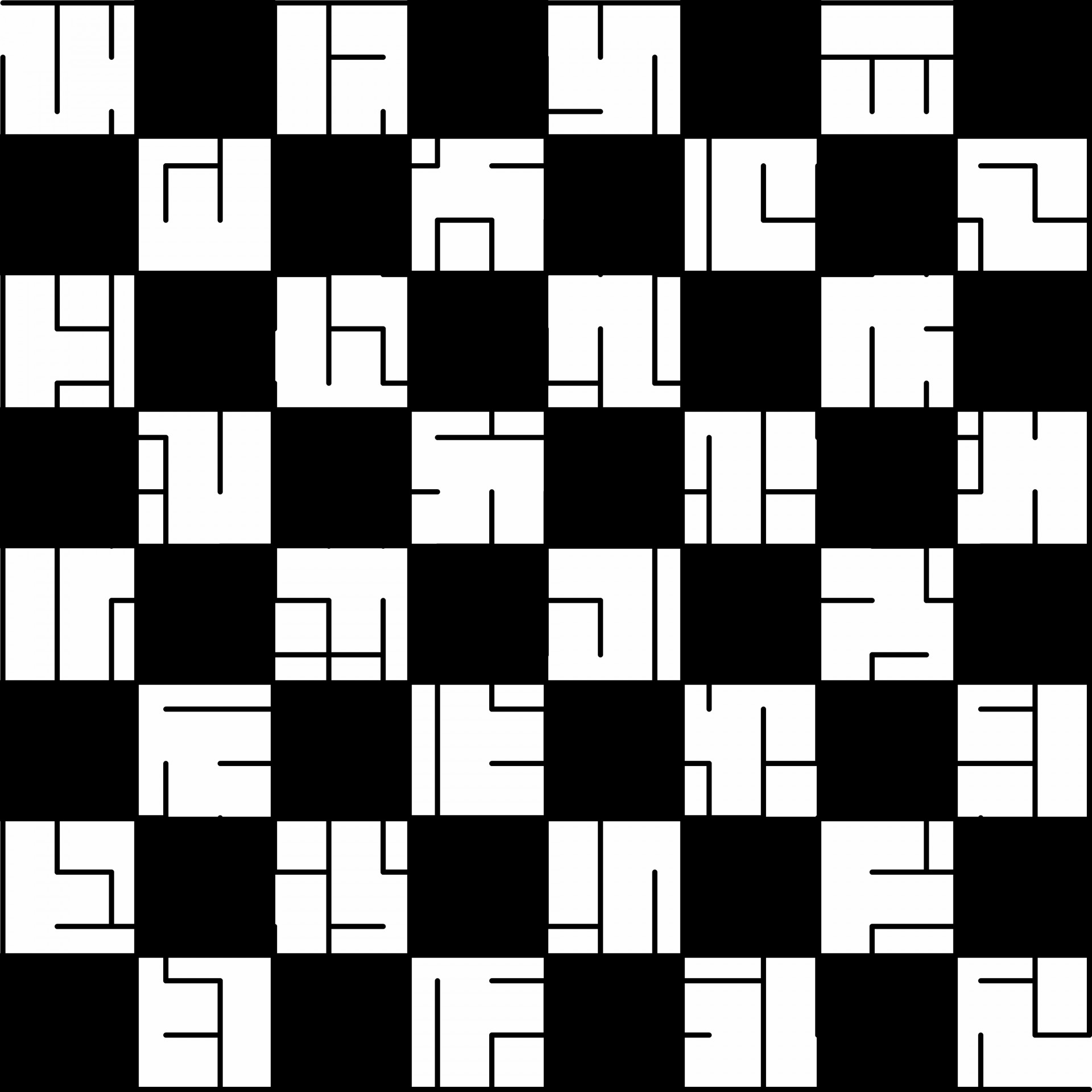 maze lines checker board free photo