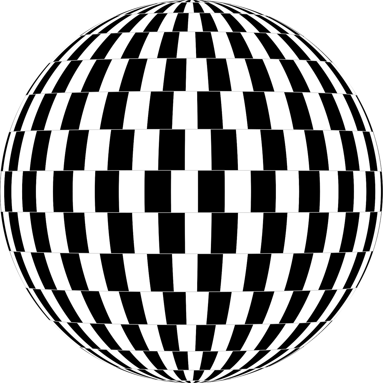 checkerboard optical illusion orb free photo