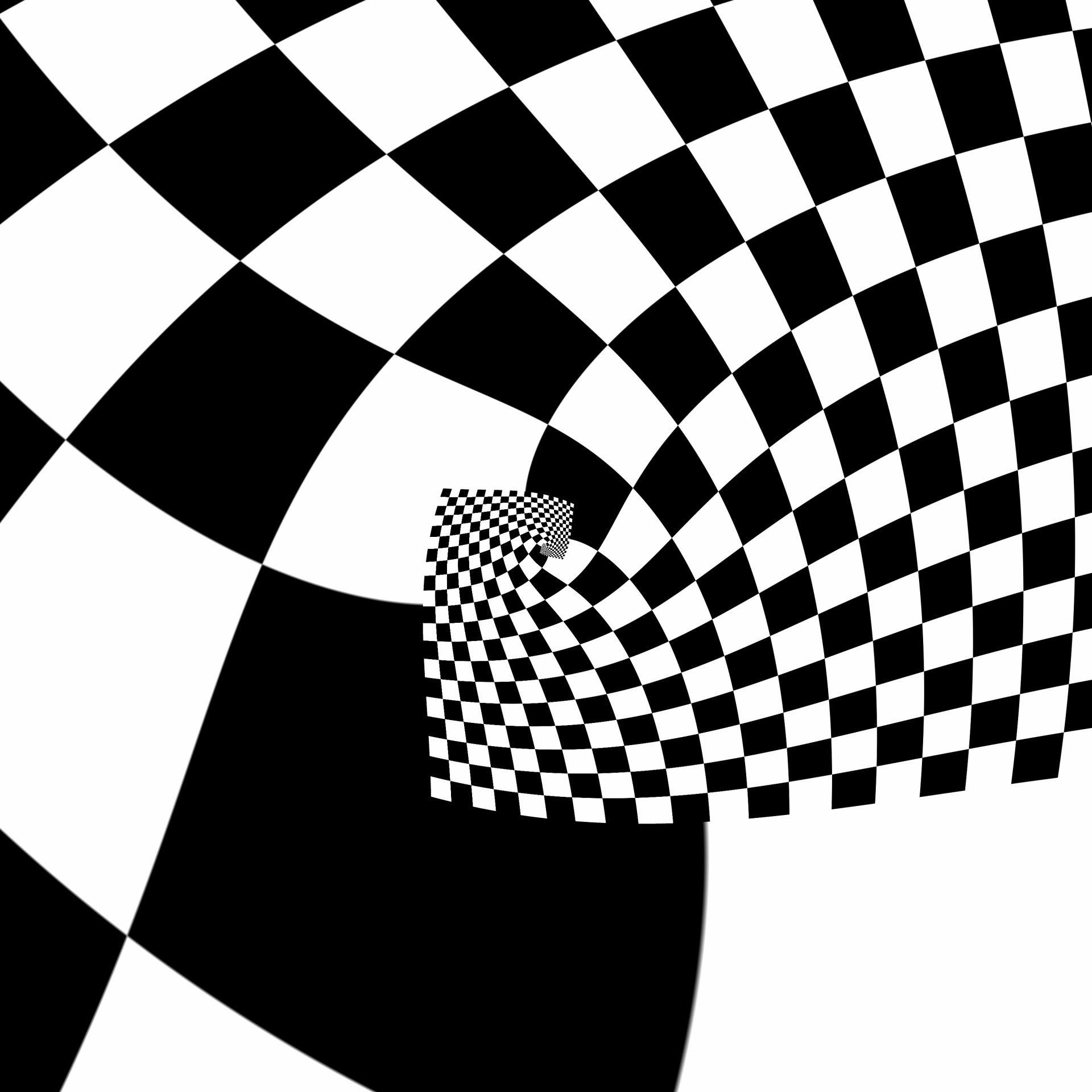 spiral droste checker board free photo