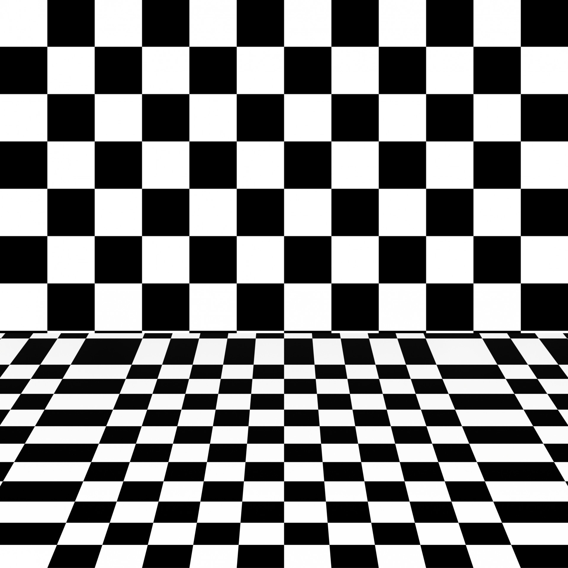 checkerboard floor perspective free photo