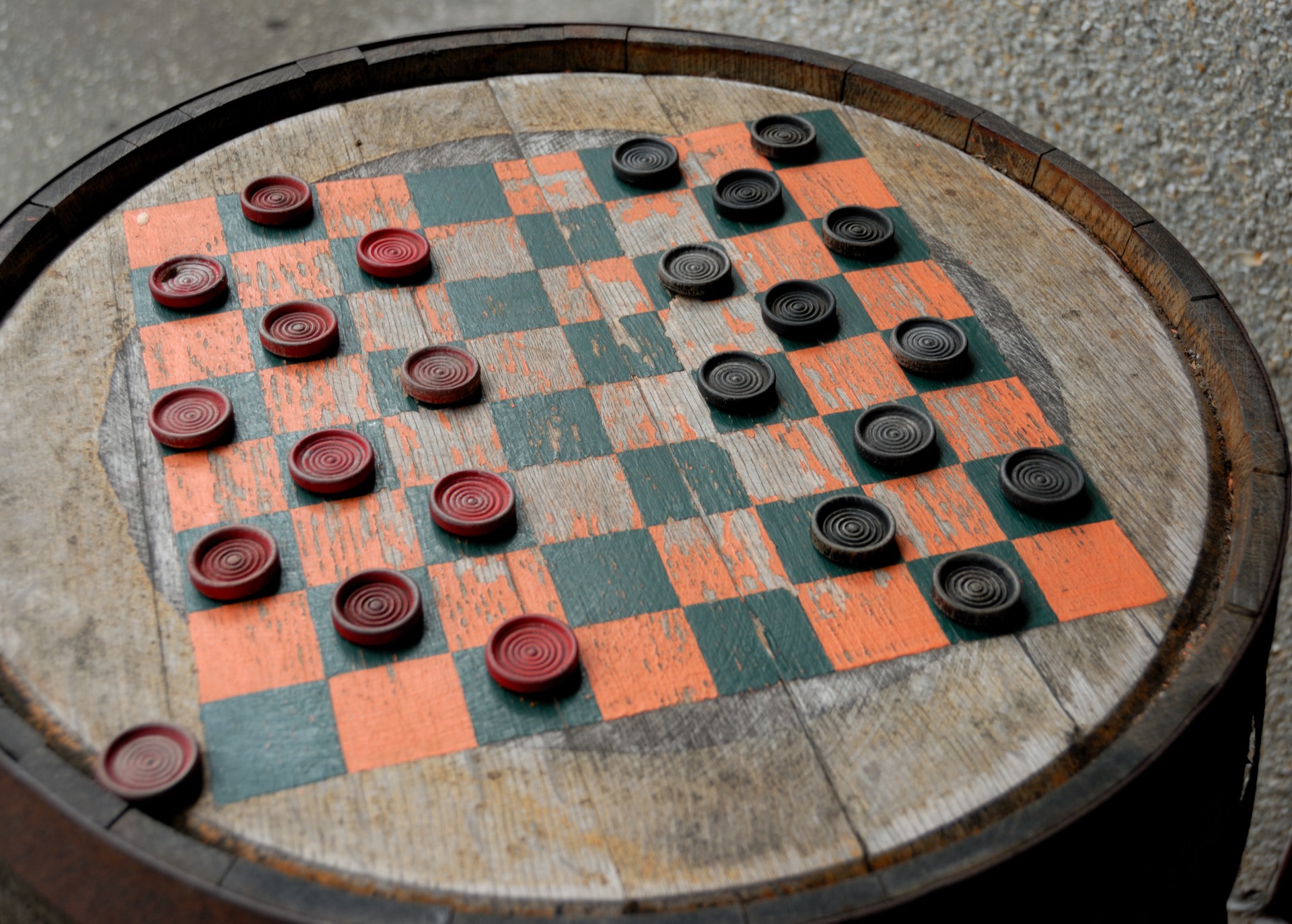 checkers checker board game free photo