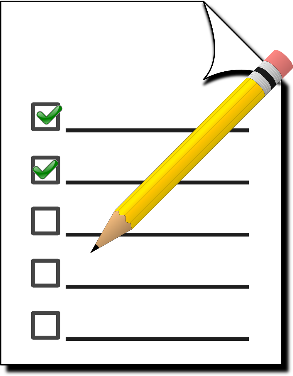checklist check marketing free photo
