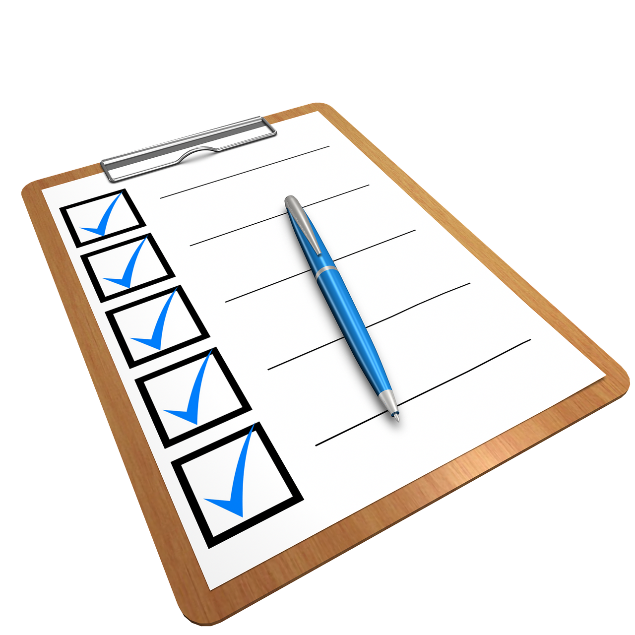 checklist clipboard questionnaire free photo