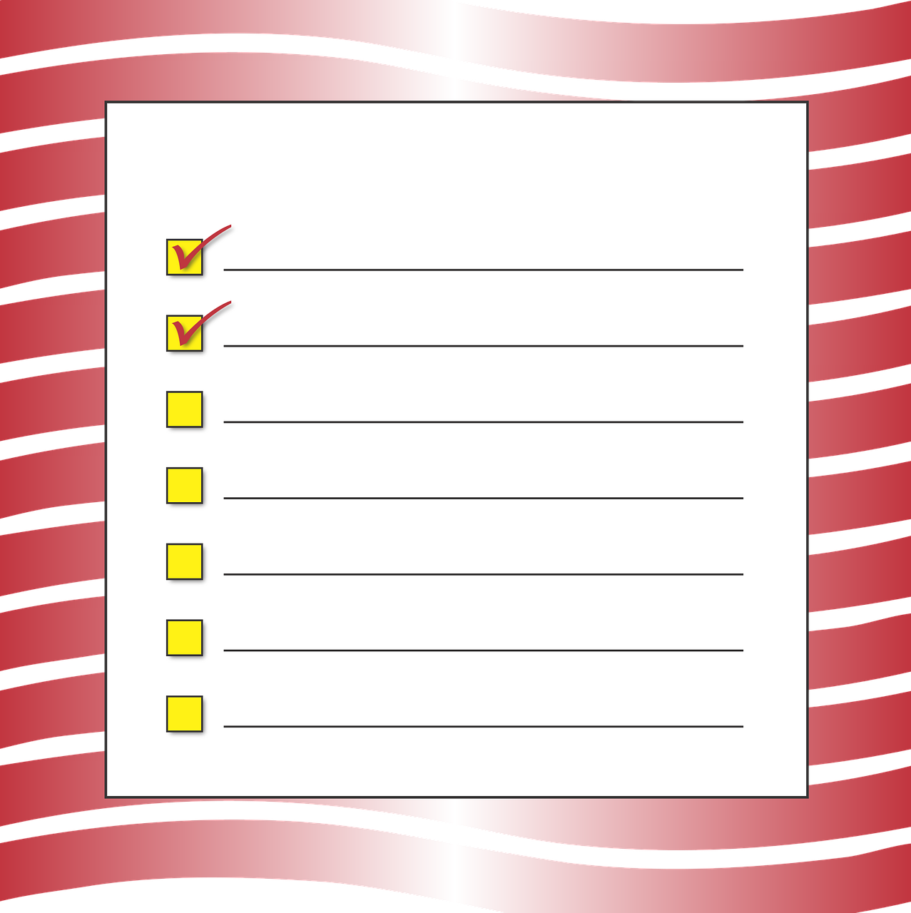 checklist to do activities free photo