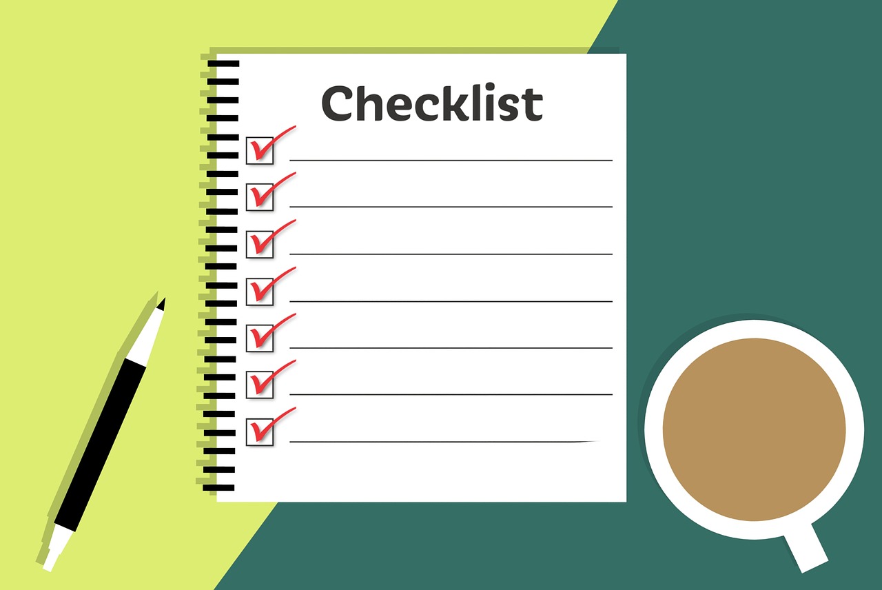 checklist  business  workplace free photo