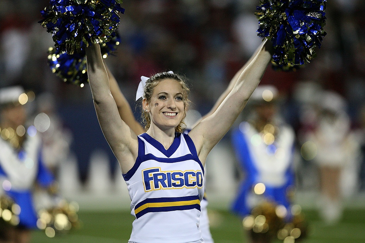 cheerleader high school girl free photo