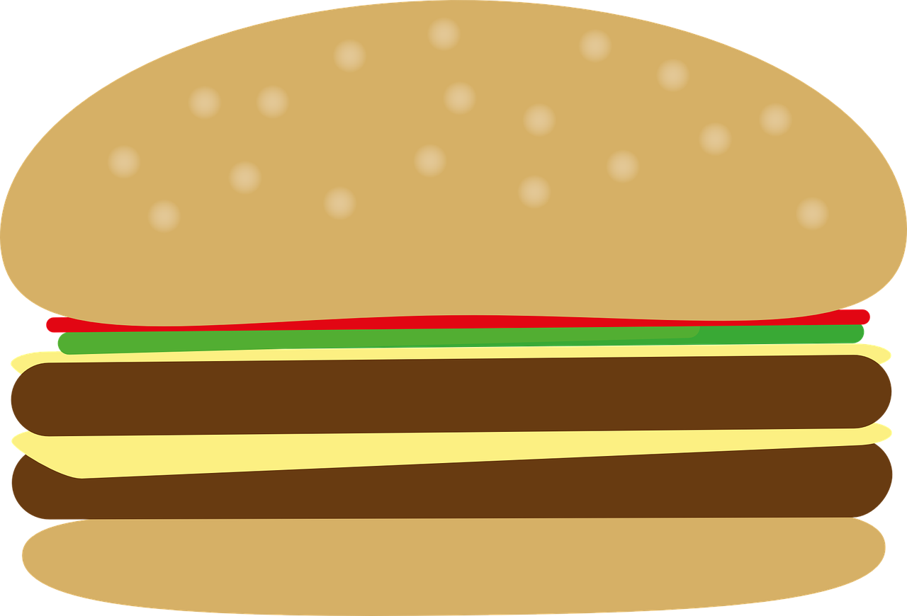 cheesburger burger roll free photo
