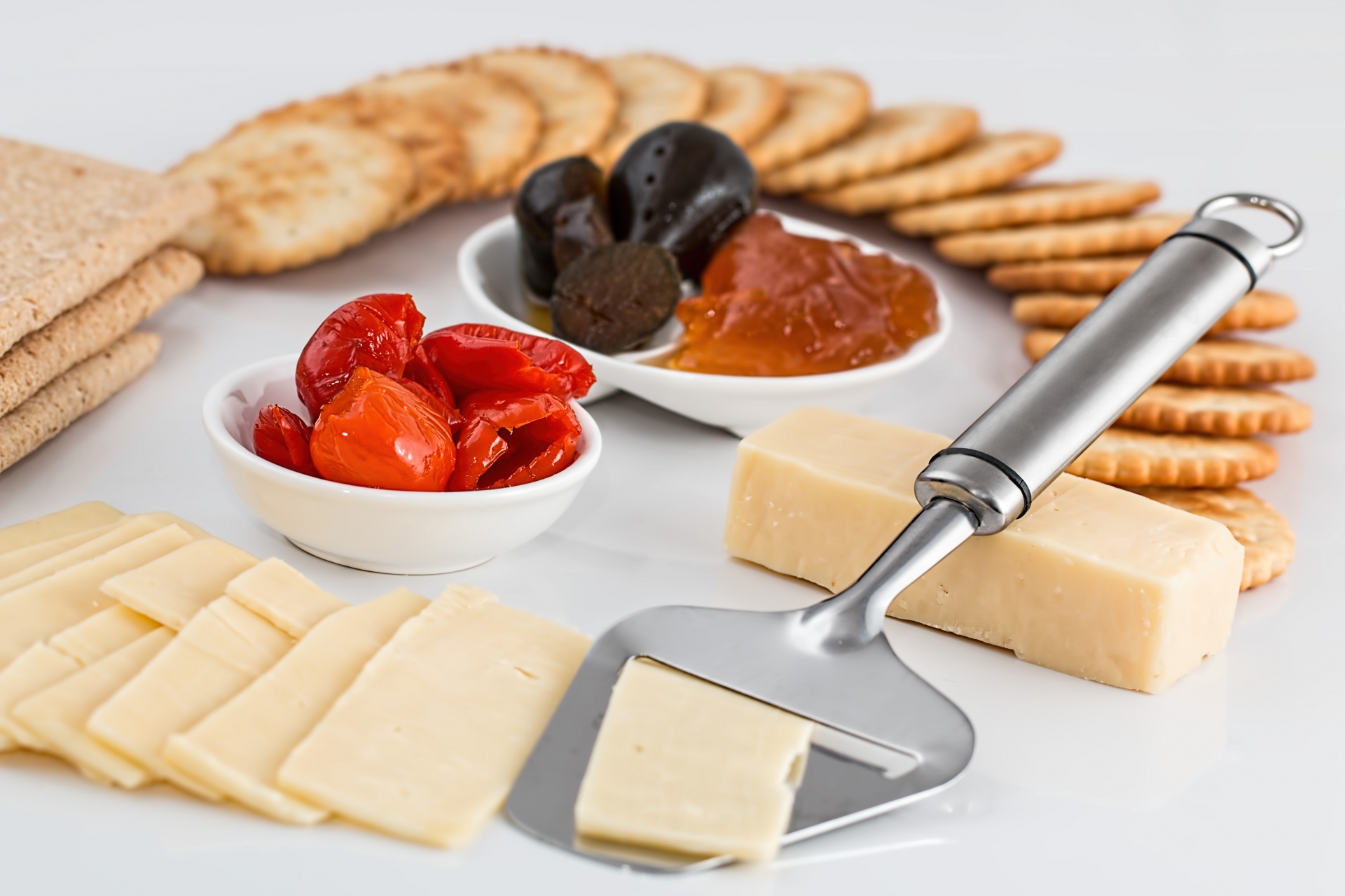 cheese slicer crackers appetizers free photo