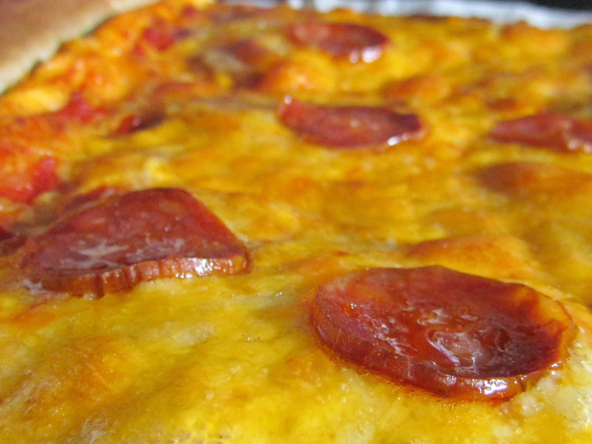 pizza cheese pepperoni food free photo