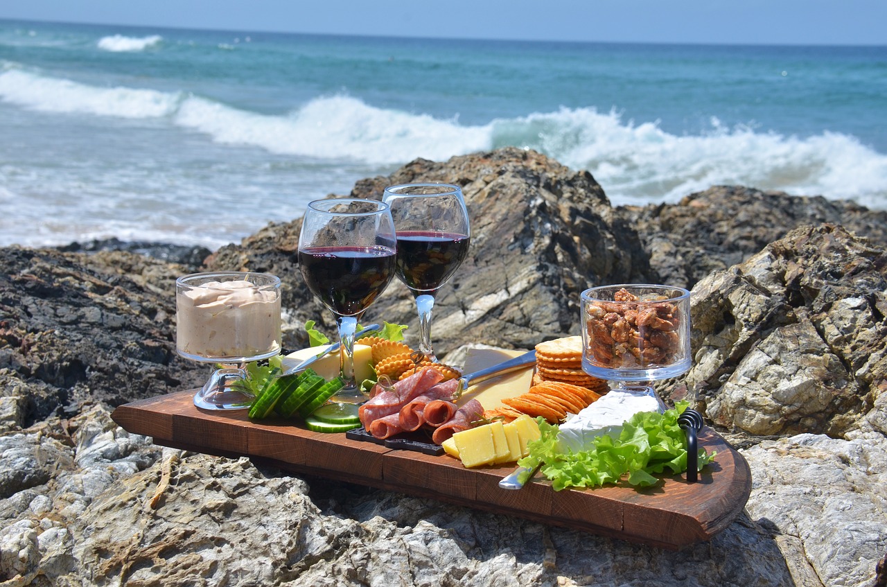 cheese platter food waves free photo