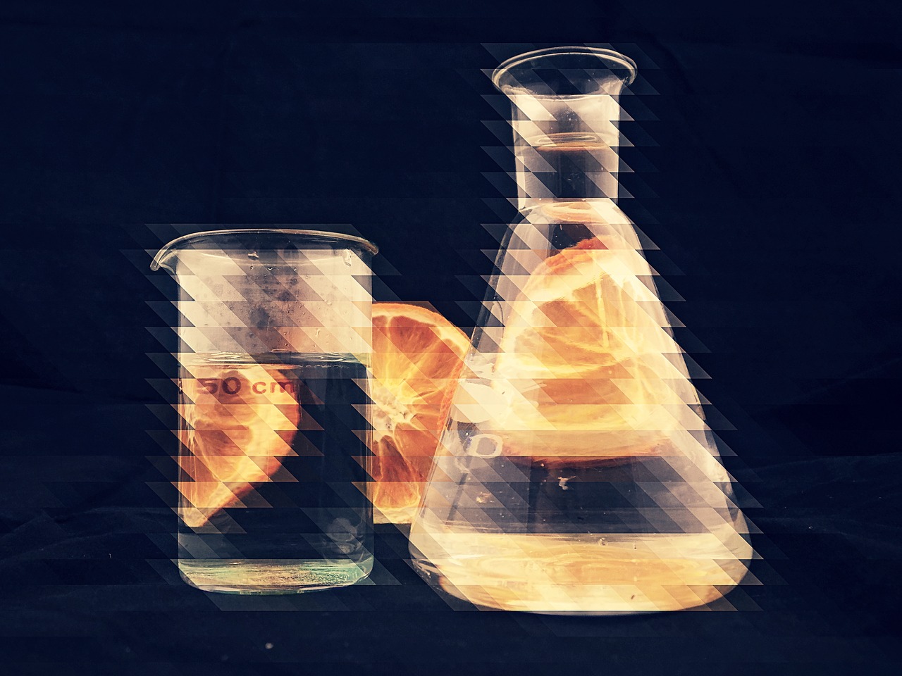 chemistry  water  orange free photo