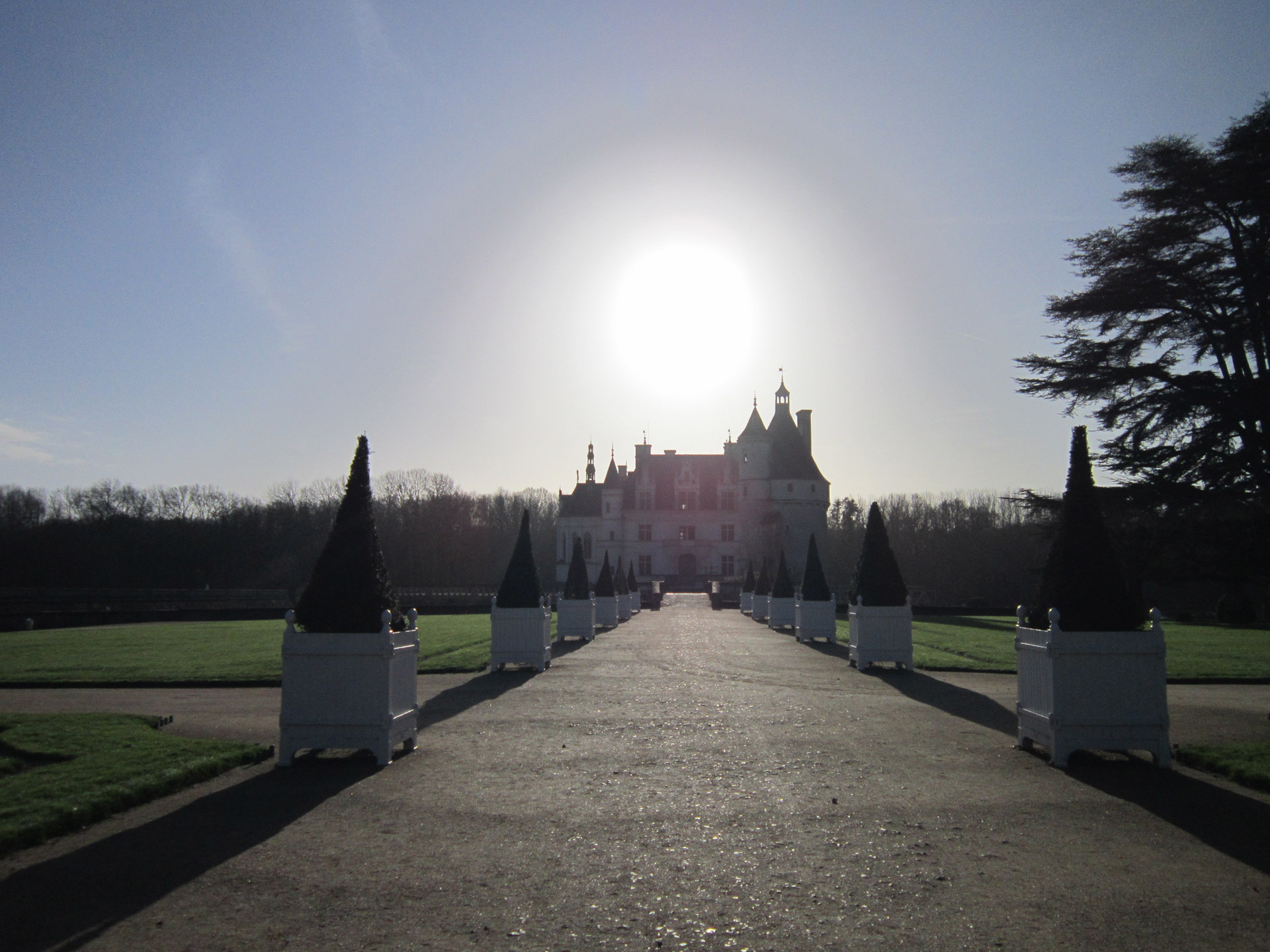 chenonceau sun chenonceau free photo