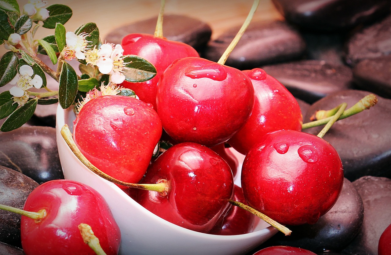 cherries fruits fruit free photo