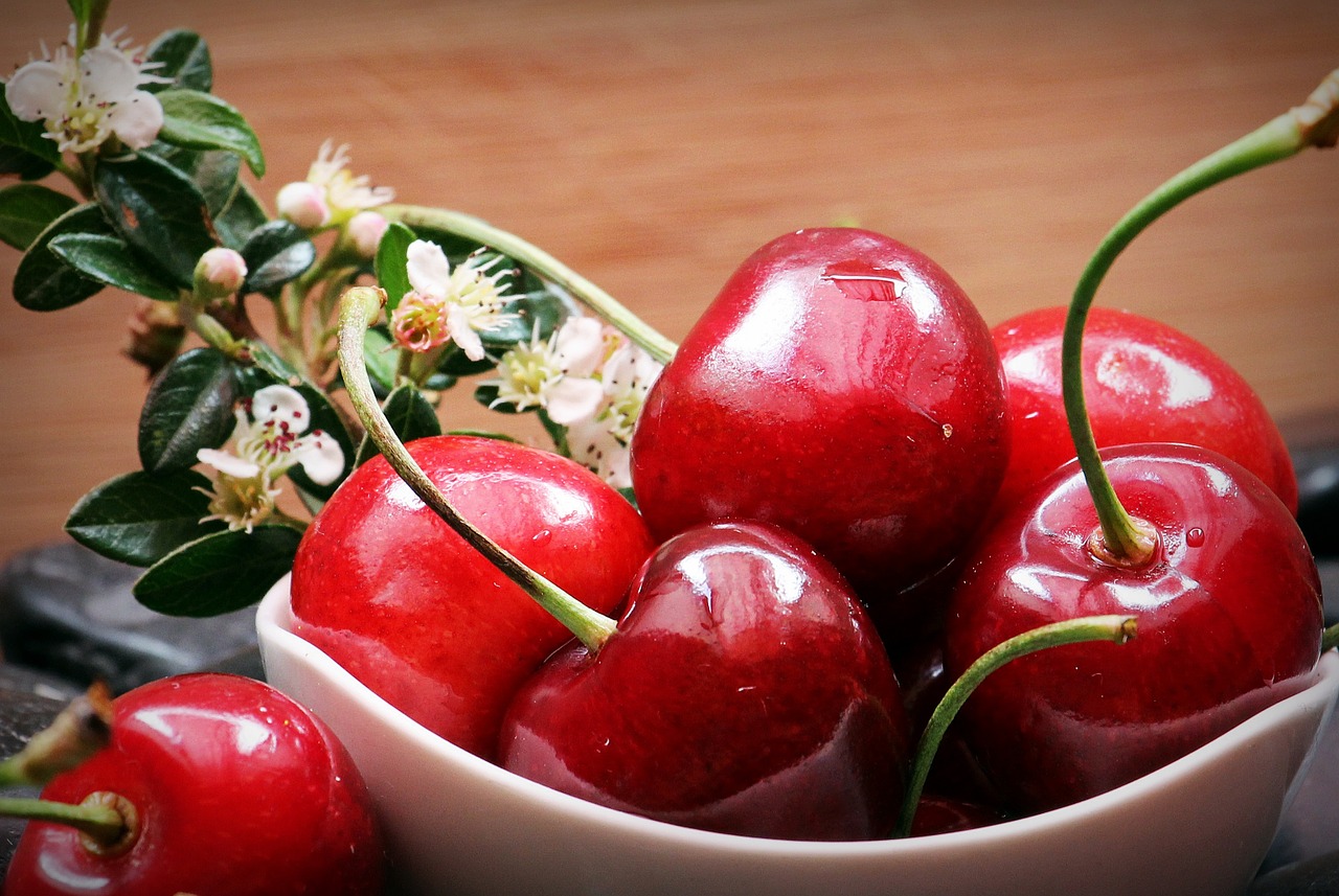 cherries fruits fruit free photo