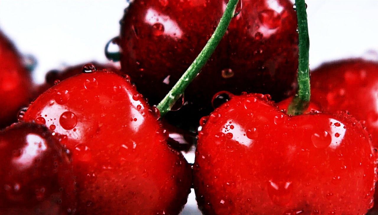 cherries fruit red fruit free photo