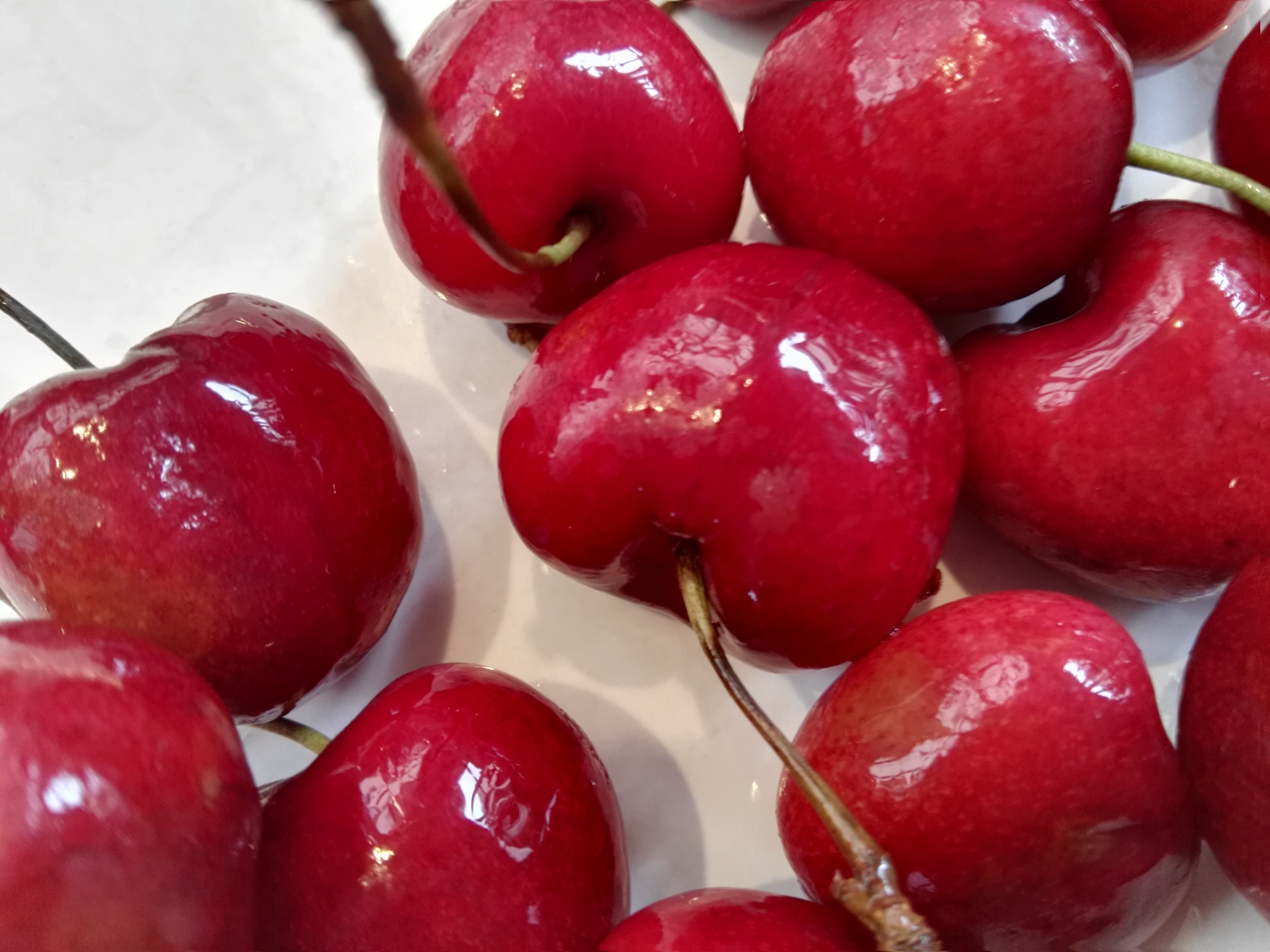 fruit red cherries free photo