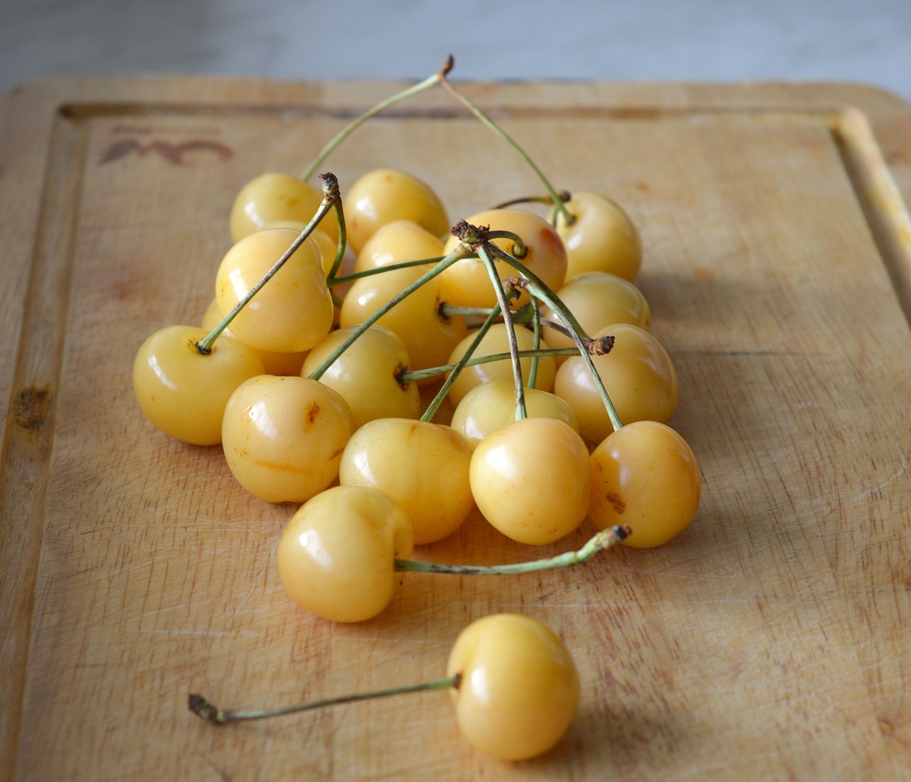 cherry yellow cherries yellow cherry free photo