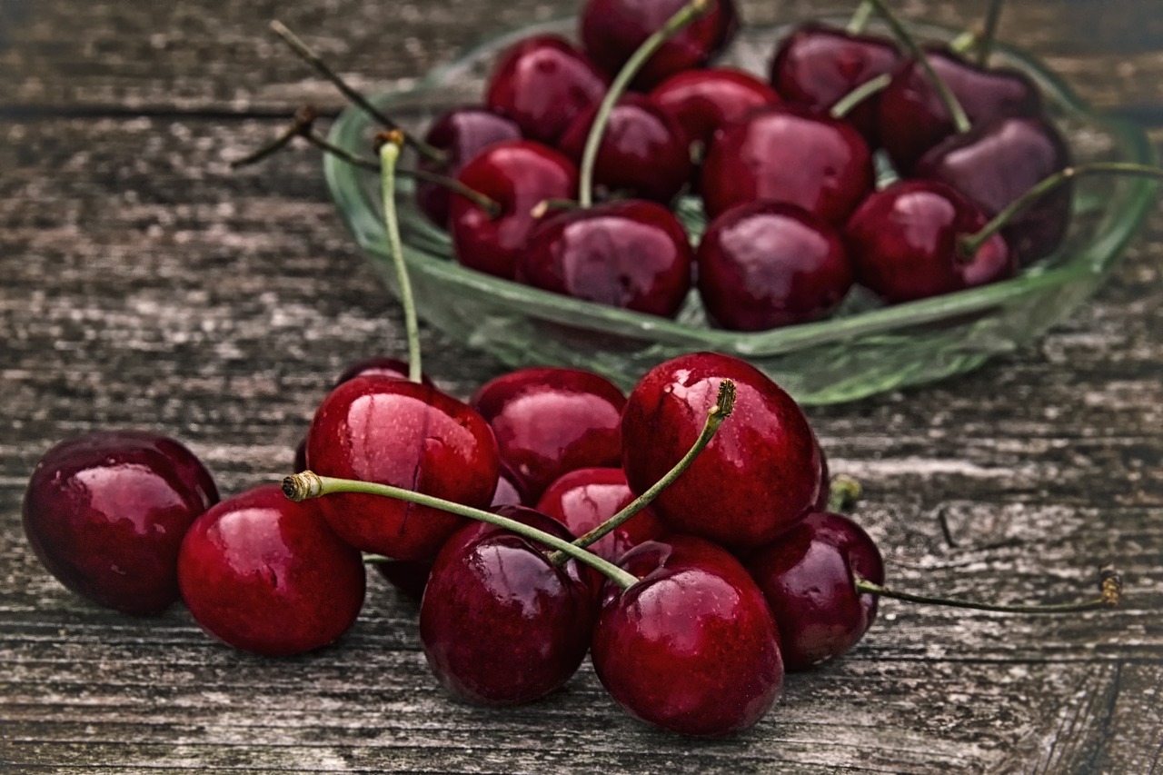 cherry retro sweet cherry free photo