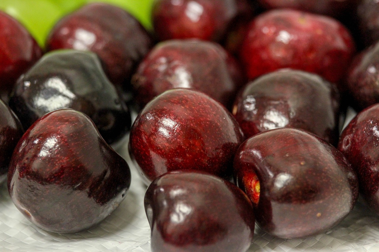 cherry  fruit  vegetarian free photo