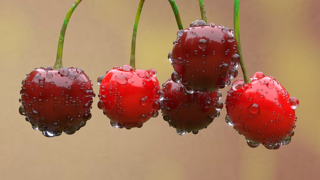 cherry  red  fruit free photo