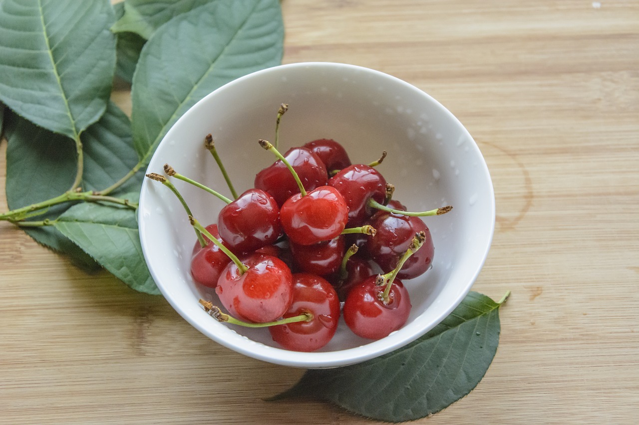 cherry fruit food free photo