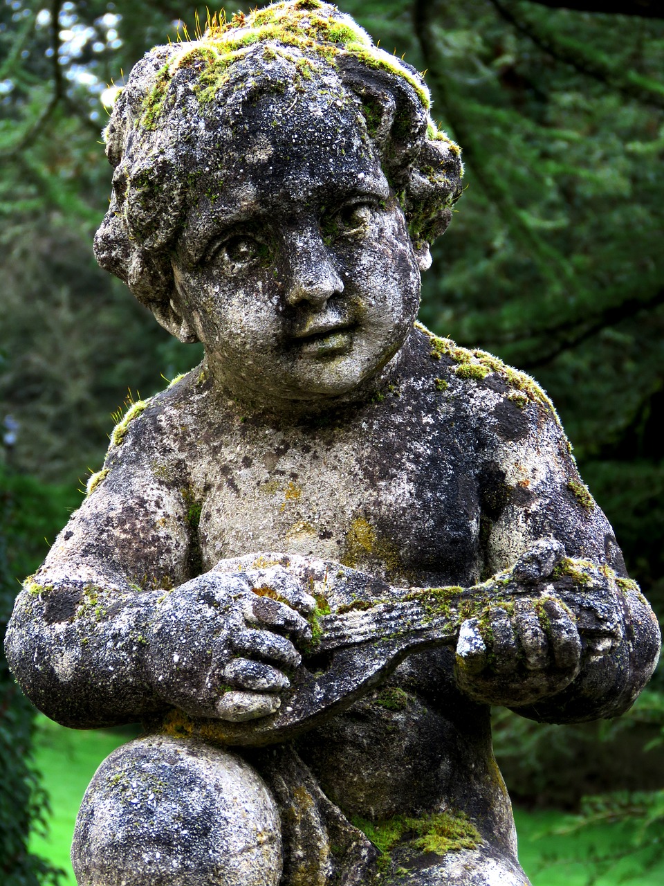 cherub statue angel free photo