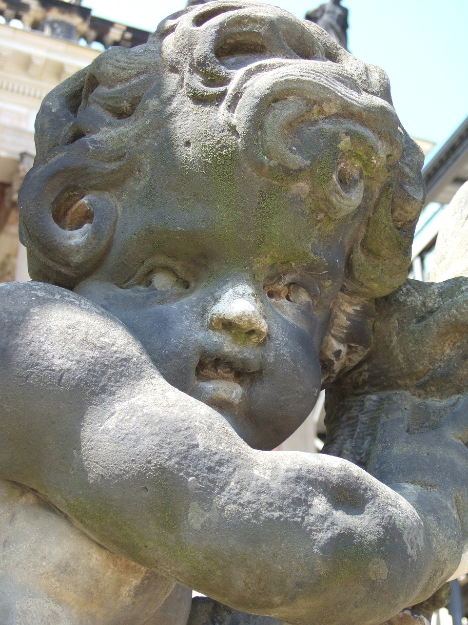 cherub angel statue free photo