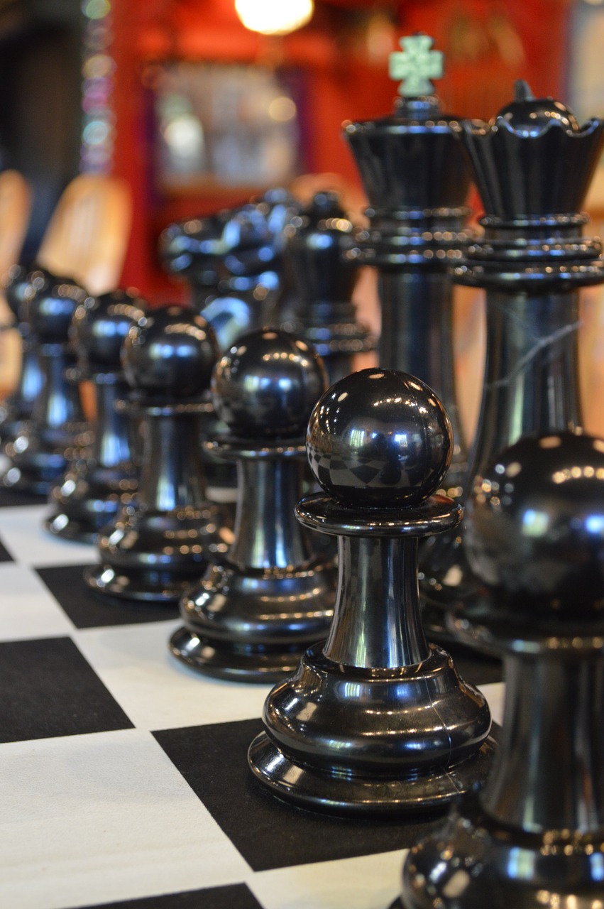 chess chessboard black free photo