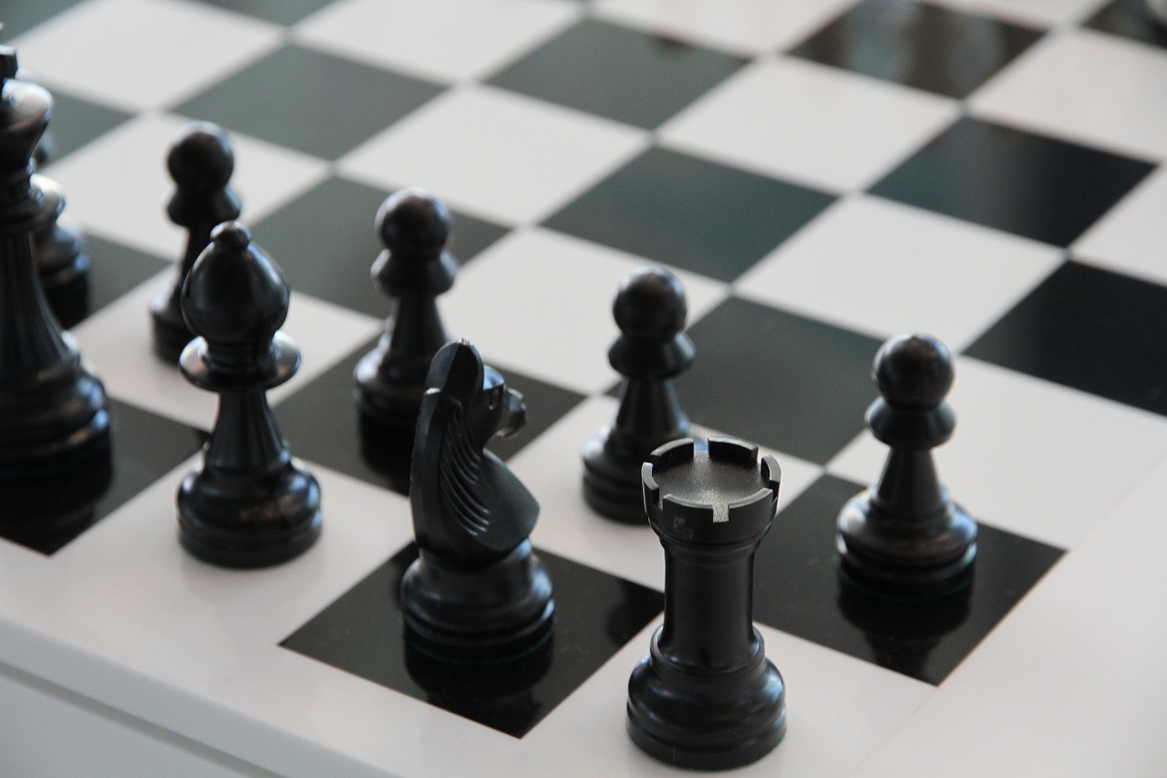 chess chess board black free photo