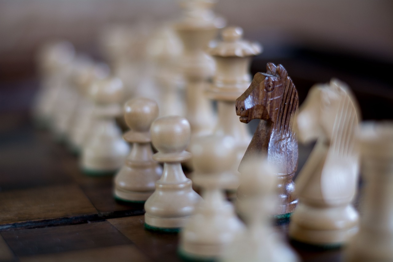 chess horse game free photo