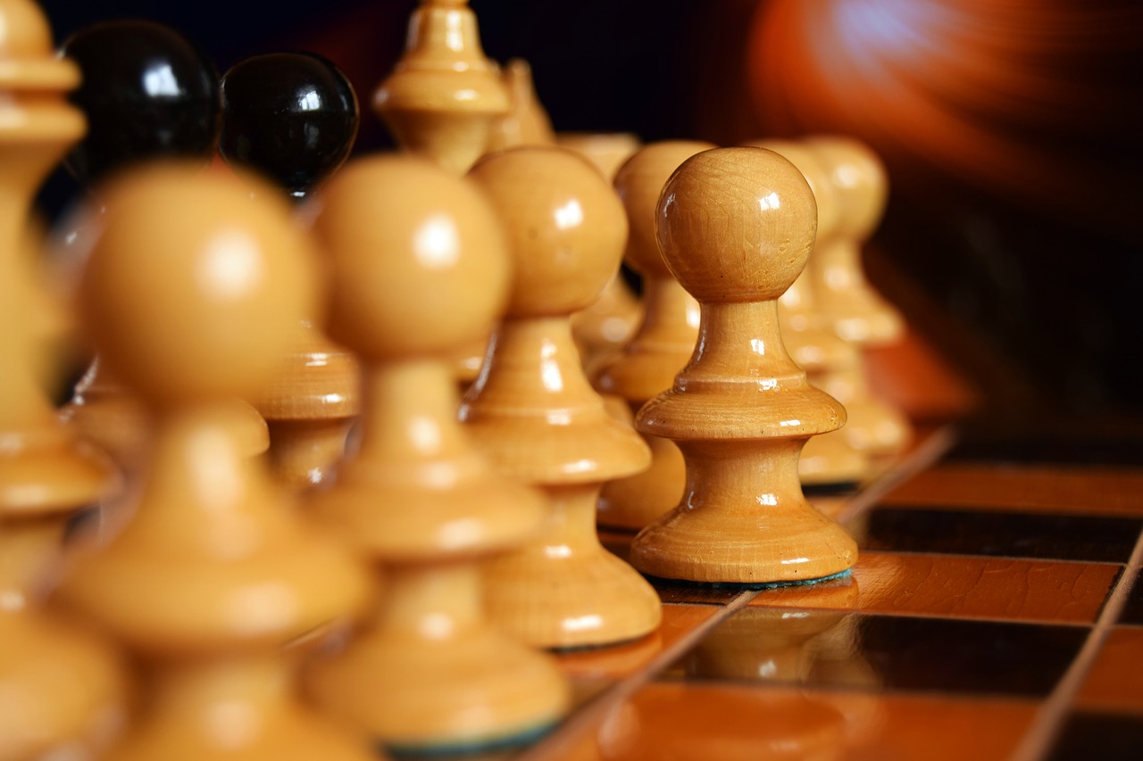 chess line game free photo