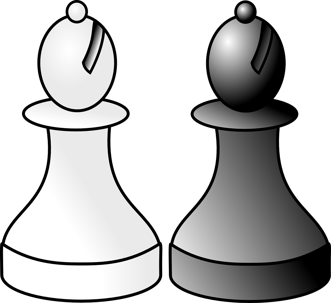 Sketch of a pawn chess piece Royalty Free Vector Image