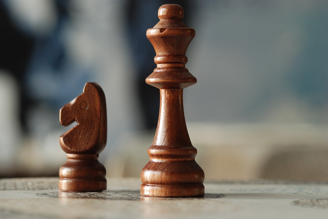 chess board strategy free photo