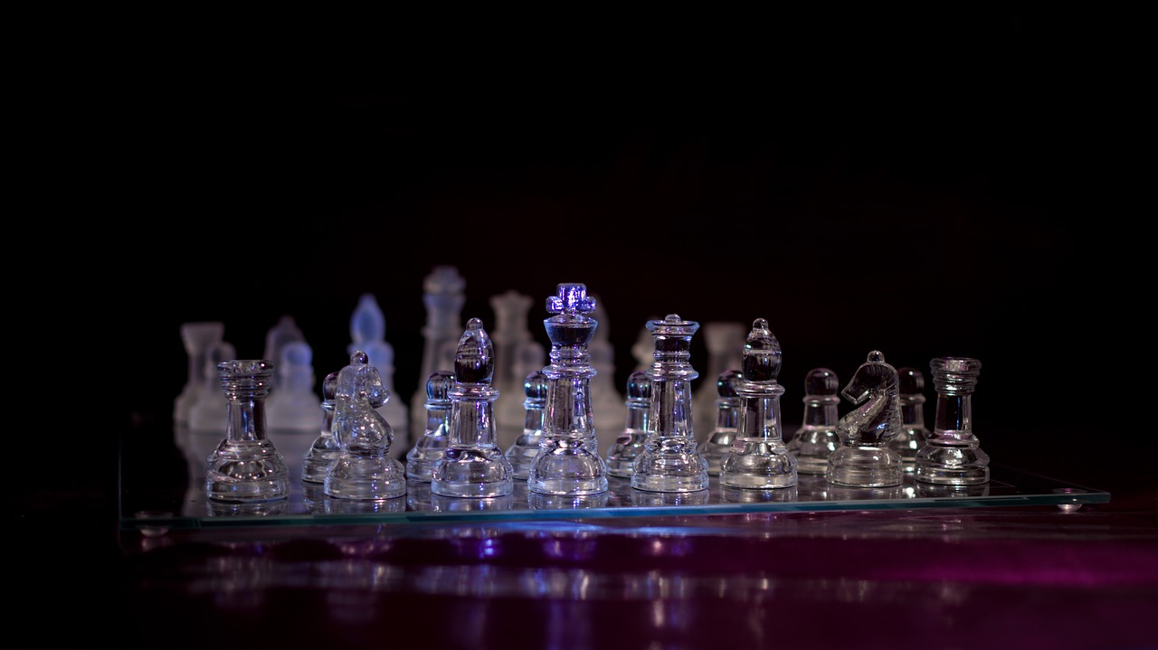 chess glass chess pieces free photo