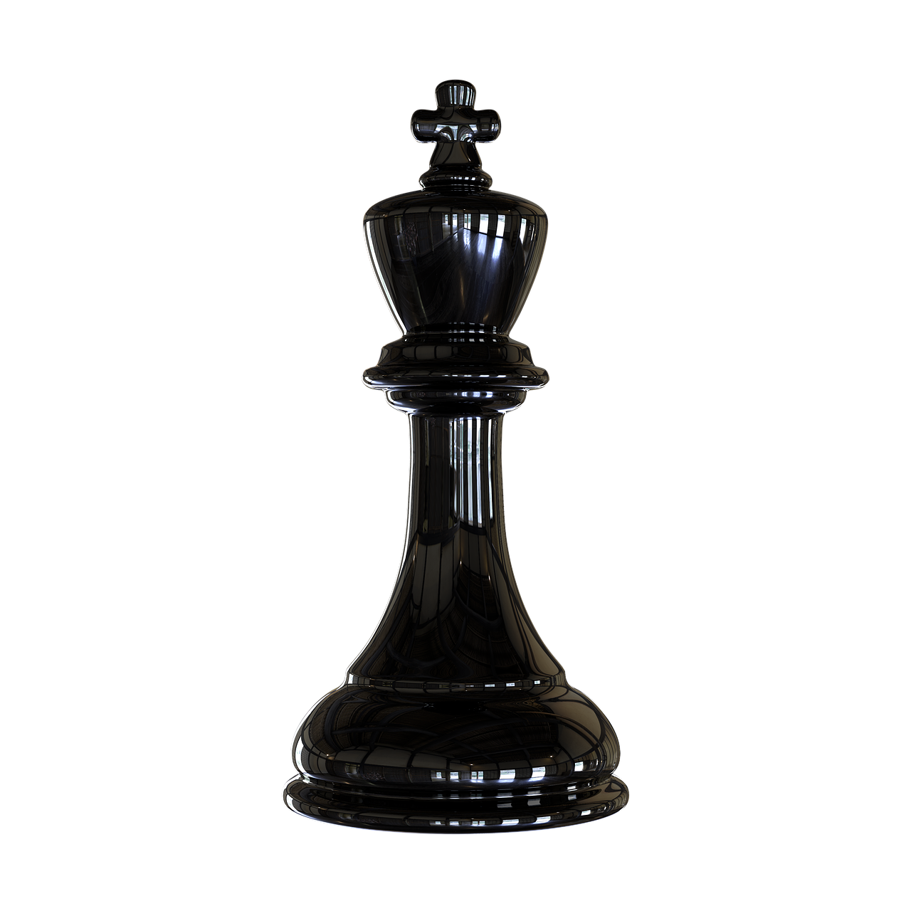 chess  figure king black  checkerboard free photo